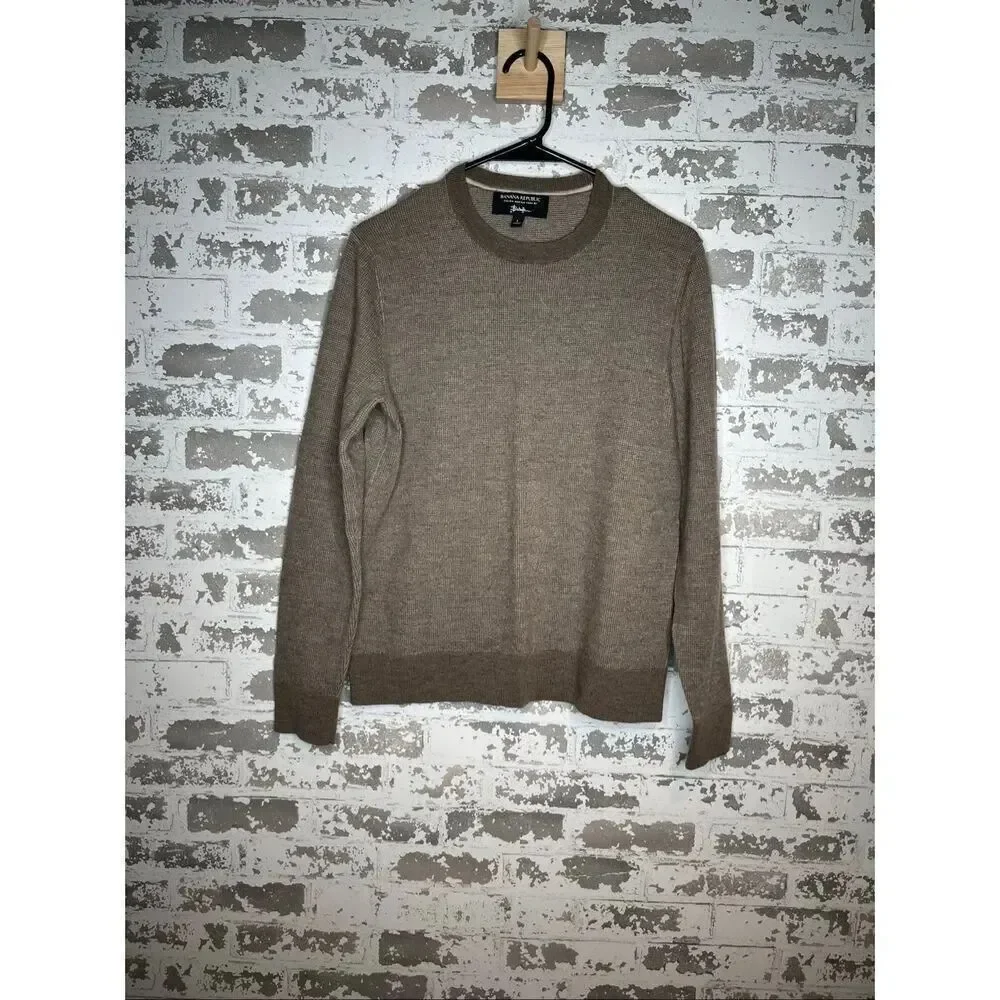 Banana republic | men Italian merino wool brown sweater